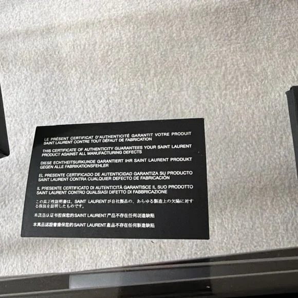 YSL Yves Saint Laurent 630109 Vernice Chiffon Nero Lucido Sandals - Picture 9 of 10